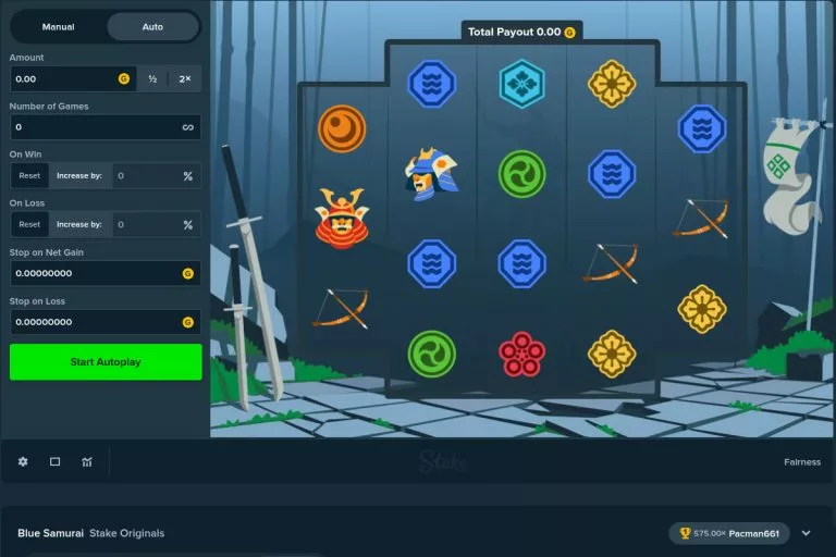 Blue Samurai slot game