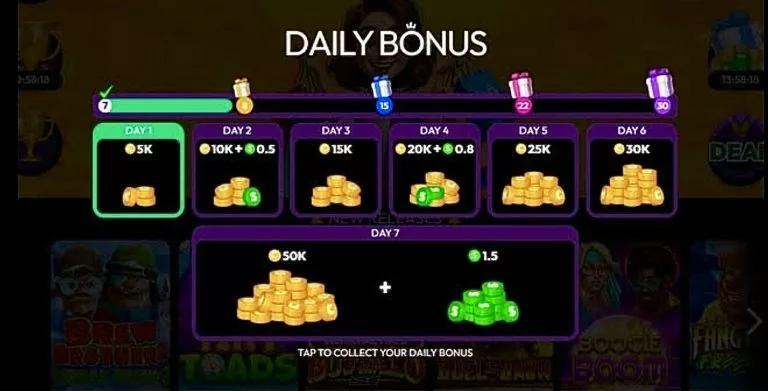 Crown Coins daily bonus