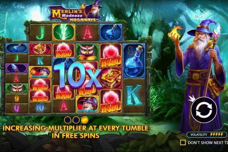 MerlinÃ¢ÂÂs Madness Megaways Enhanced RTP