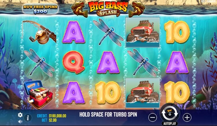 Big Bass Splash slot game