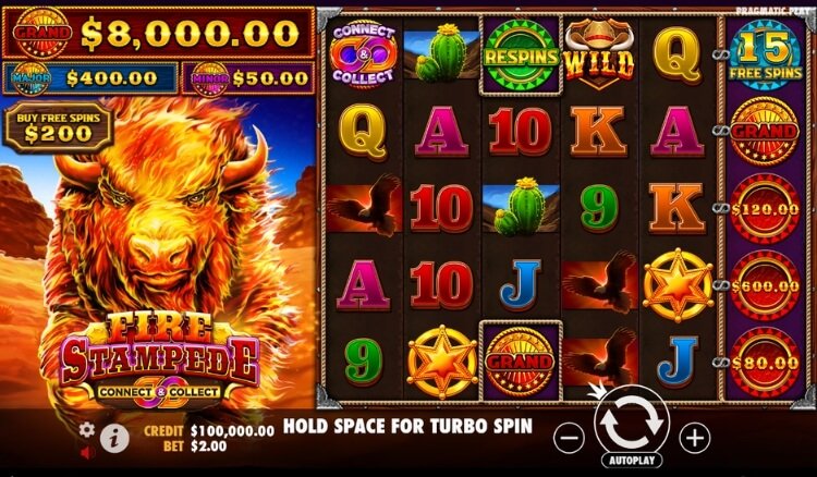 Fire Stampede Connect and Collect - Pragmatic Play