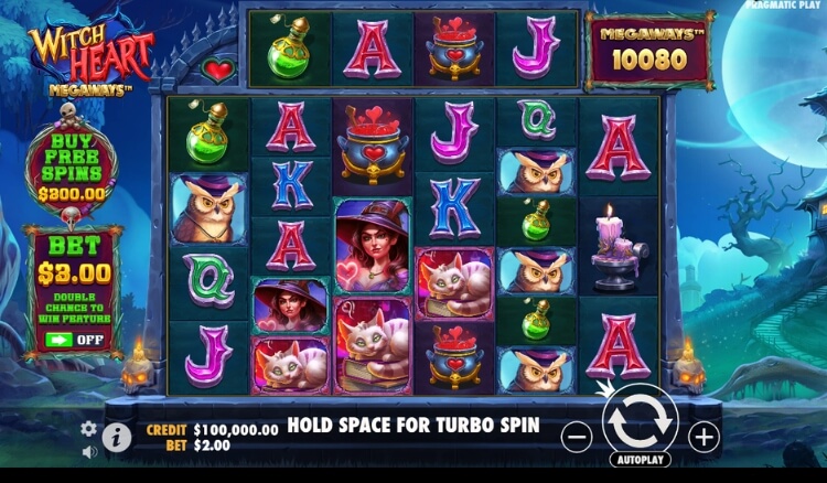 Witch Heart Megaways slot game