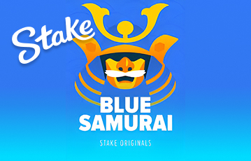 Stake.us blue samuria logo