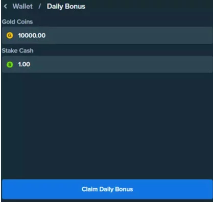 Stake.us daily reload bonus